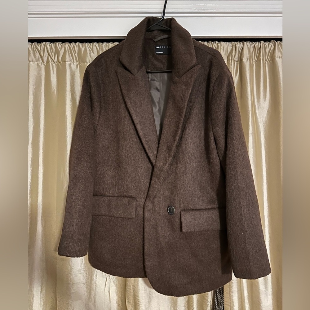ASOS Design Brown Coat